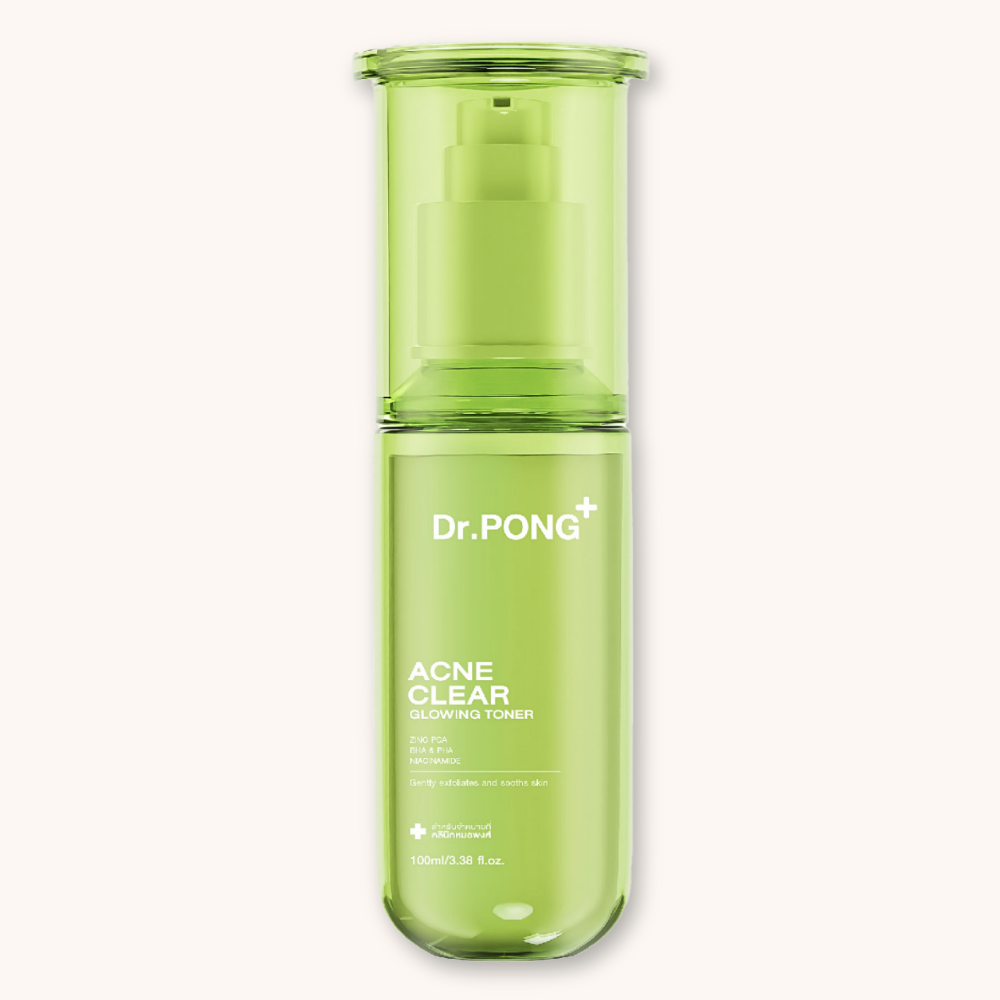 Toner giảm mụn, kiềm dầu Dr.PONG Acne Clear Glowing 100ml