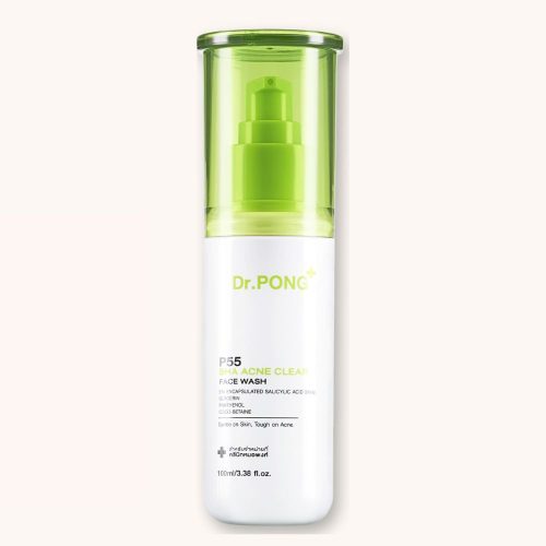 Gel rửa mặt giảm mụn Dr.PONG p55 BHA Acne Clear Face Wash 100ml