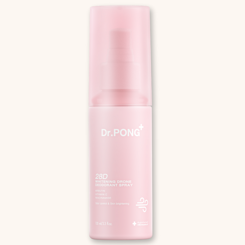 Xịt khử mùi dưỡng sáng da, mờ thâm Dr.PONG 28D Whitening Drone 100ml