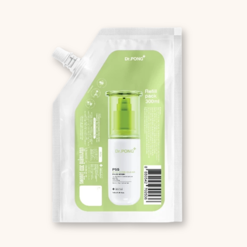 Gel rửa mặt giảm mụn Dr.PONG p55 BHA Acne Clear Face Wash 300ml